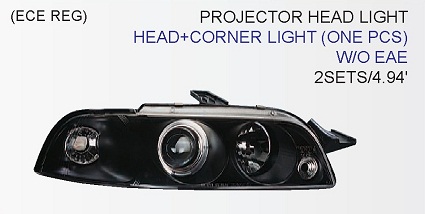 Angel Eye farovi FIAT PUNTO I Hrom,BLACK 93-98
